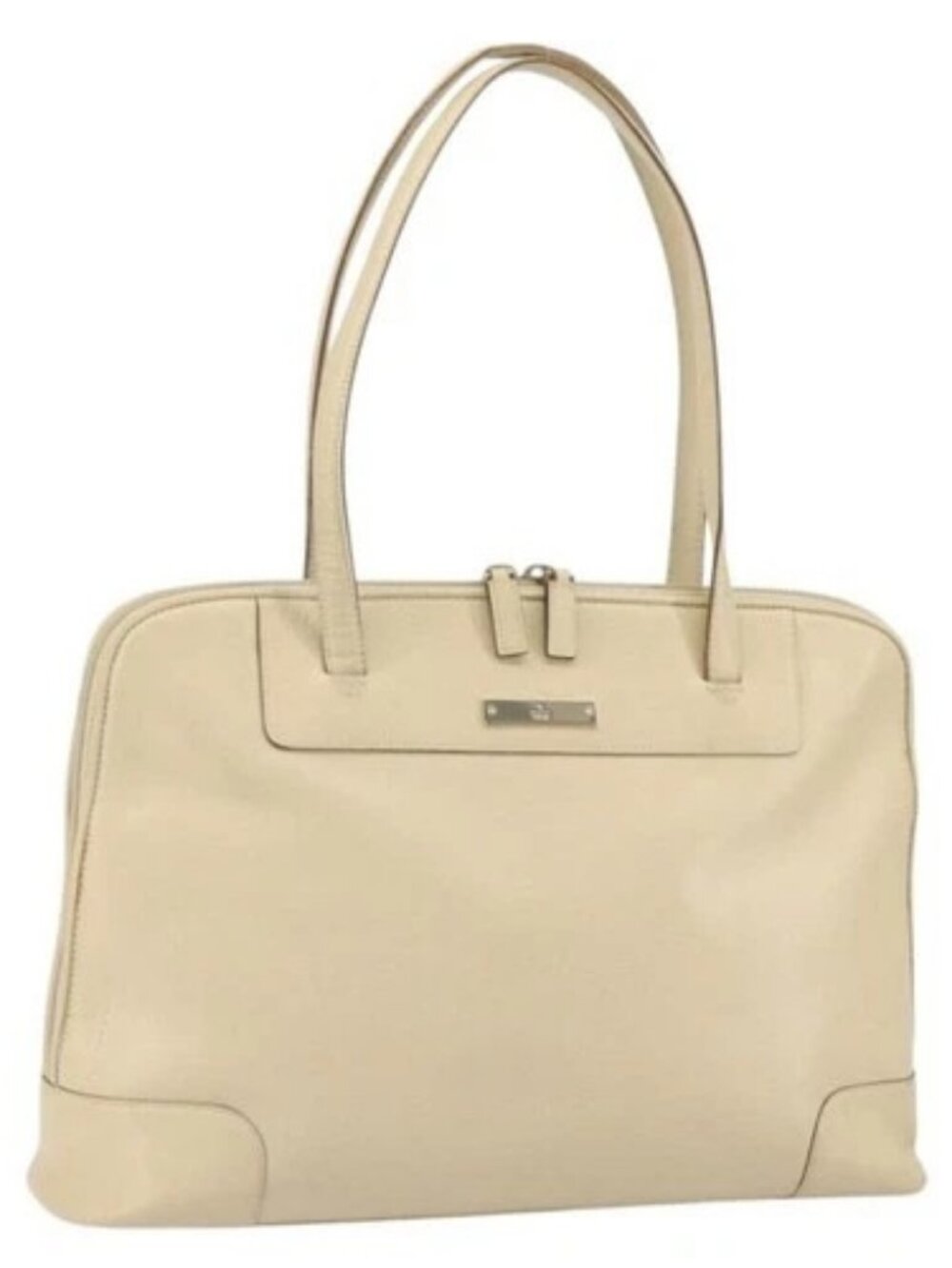 GUCCI Tote Bag Leather Beige 002 1122 2684 Auth ep12902